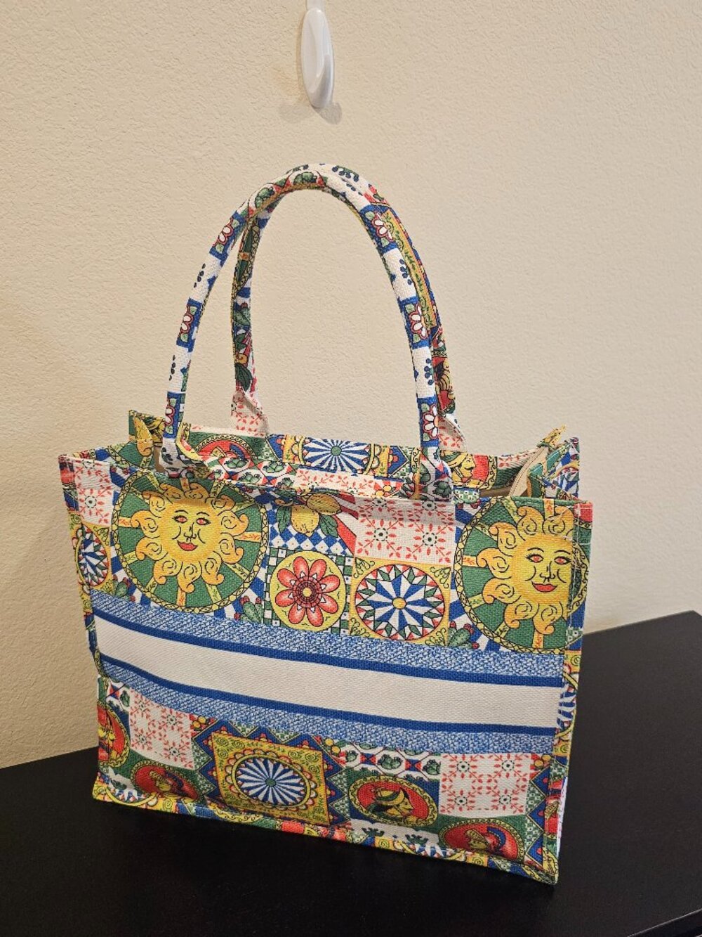 NWOT Sicily Tote Bag – Italian Souvenir / Travel Bag - Picture 6 of 6